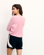 Short Two-Tone Shorts - Black - Women's