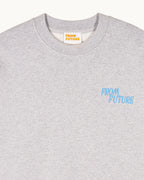 Sweatshirt Collo Rotondo - 1502 Grigio Melange Chiaro - Donna