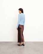 Jewel Button Cardigan - Baby Blue - Women