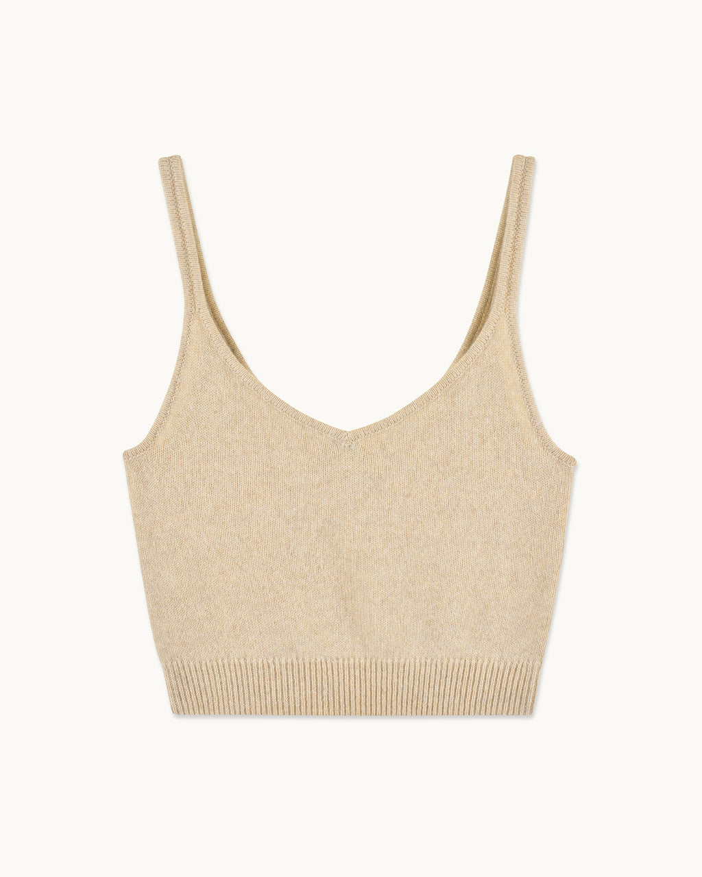 Top Brassière - Beige Chine - Femme