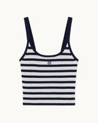 Top Débardeur Baigneur - Ecru/Navy - Femme