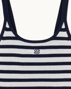 Top Débardeur Baigneur - Ecru/Navy - Femme