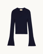Top Manches Longues - Navy - Femme