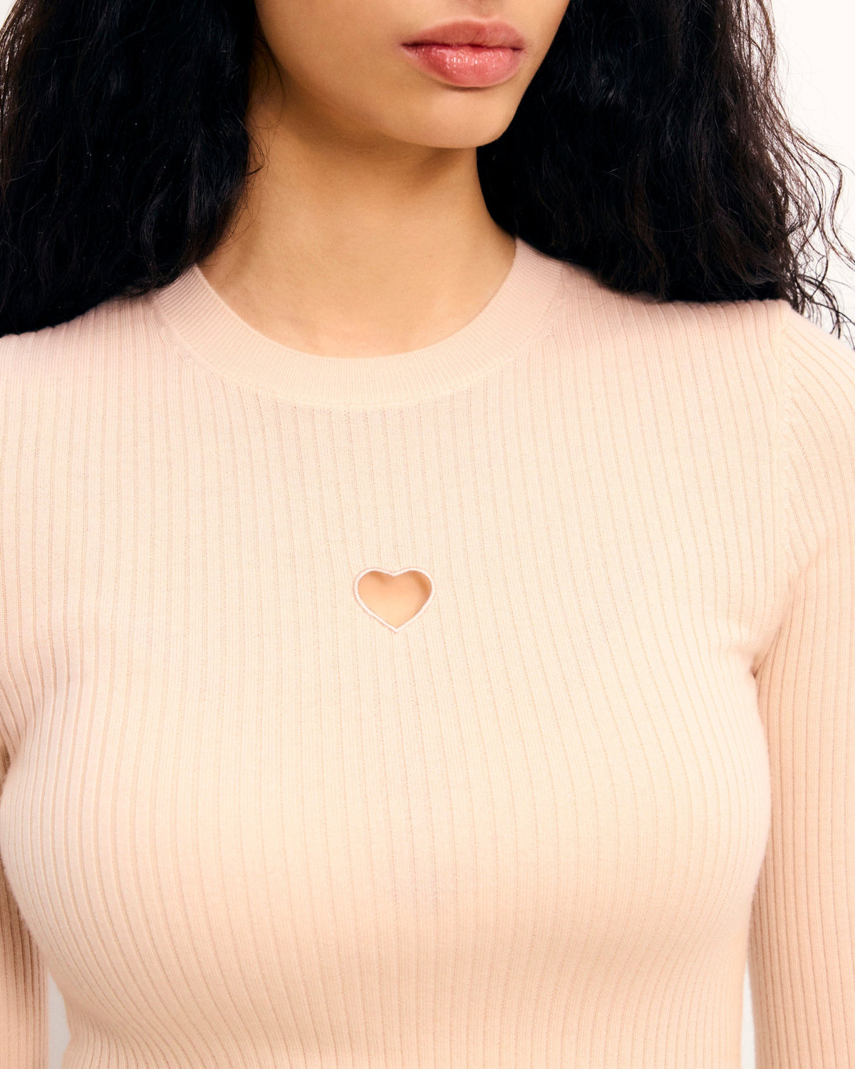 Top Manches Longues - Light Beige - Femme