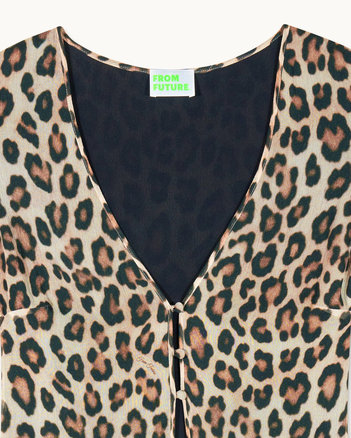 Top A Maniche Lunghe Cameron - Leopard - Donna