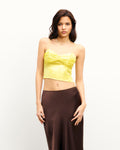 Nao Strappy Top - Sunset Yllw Jcq - Women