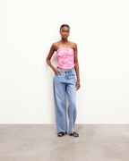 Melia Strapless Top - Candy Flowers - Women