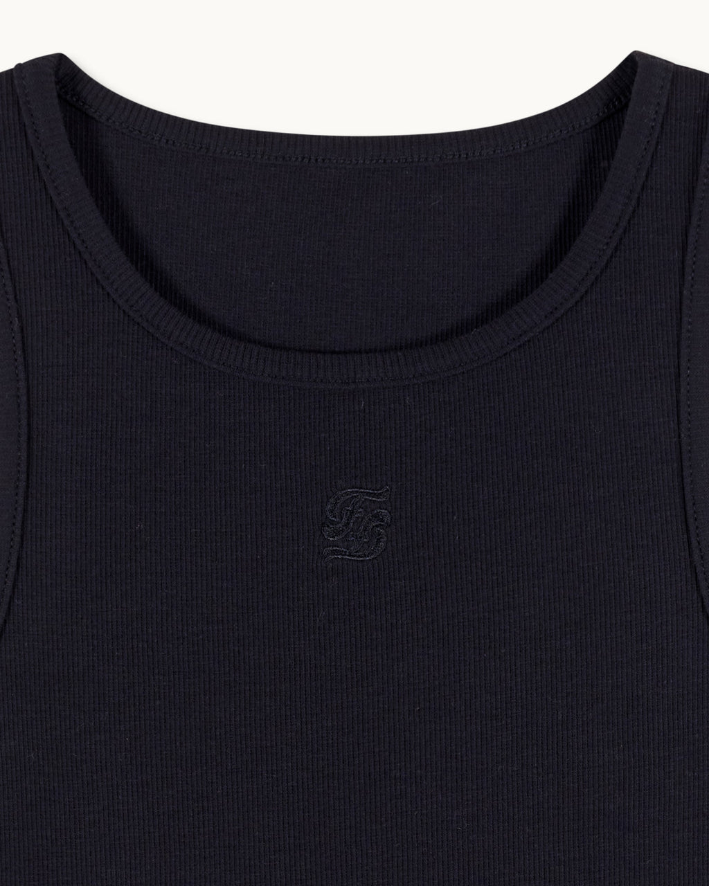 Top sin tirantes - Negro