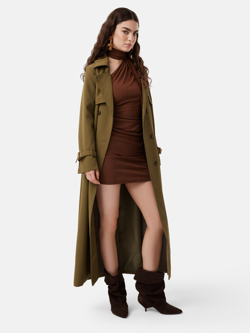 No Return Point Ankle Boots - Brown