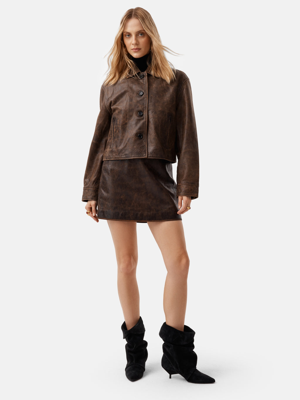 No Return Point Ankle Boots - Black