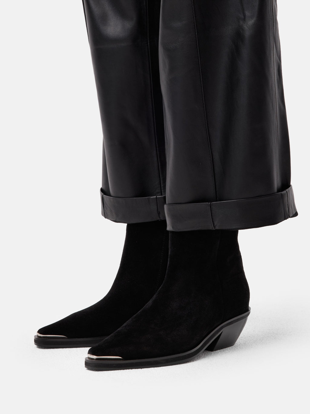 Event Horizon Ankle Boots - Black