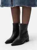 Gaze Without A Sound Ankle Boots - Black