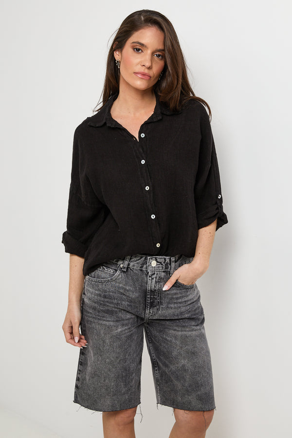 Chemise - Noir - Femme