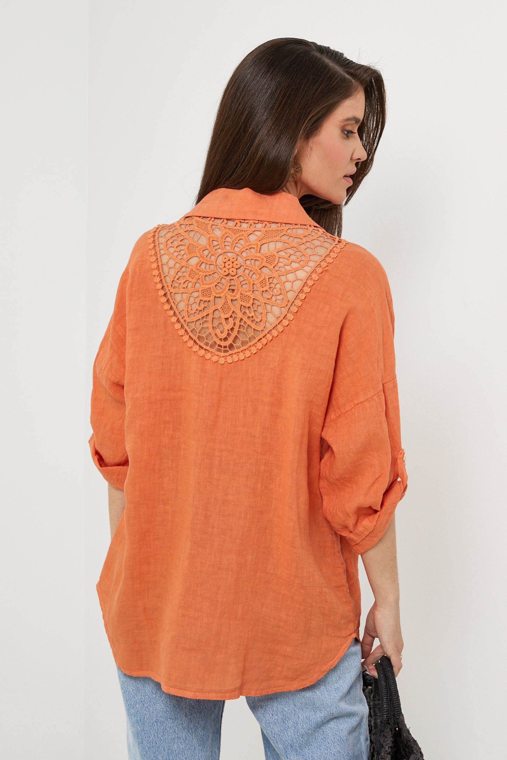 Chemise - Orange - Femme