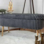 Oslo Linen - Pouf - Toscano Anthracite