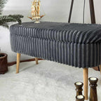 Oslo Linen - Pouf - Toscano Anthracite