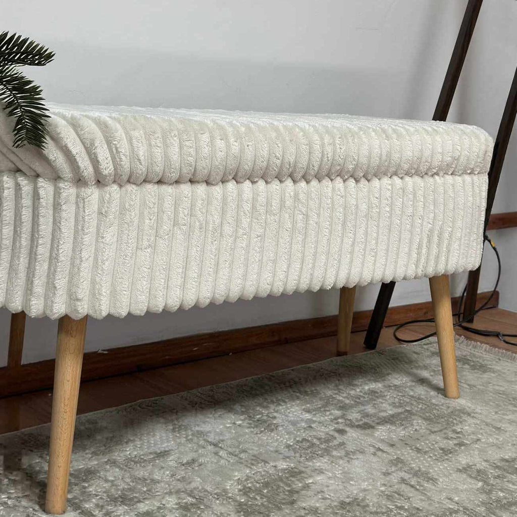 Oslo Linen - Puf - Toscano Crema