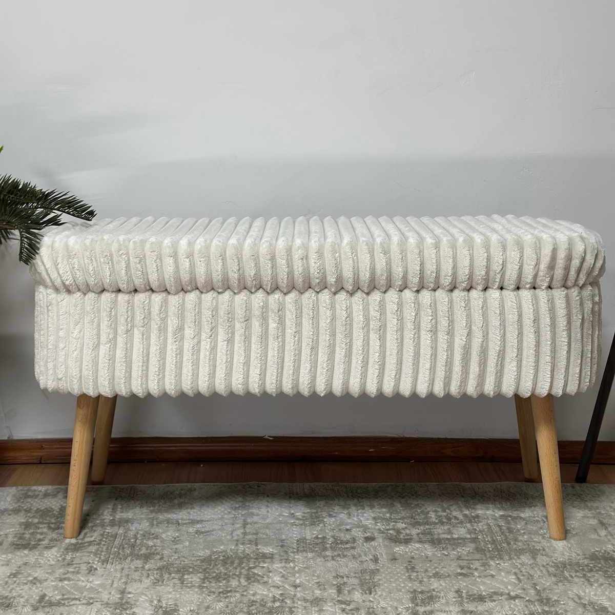Oslo Linen - Puf - Toscano Crema