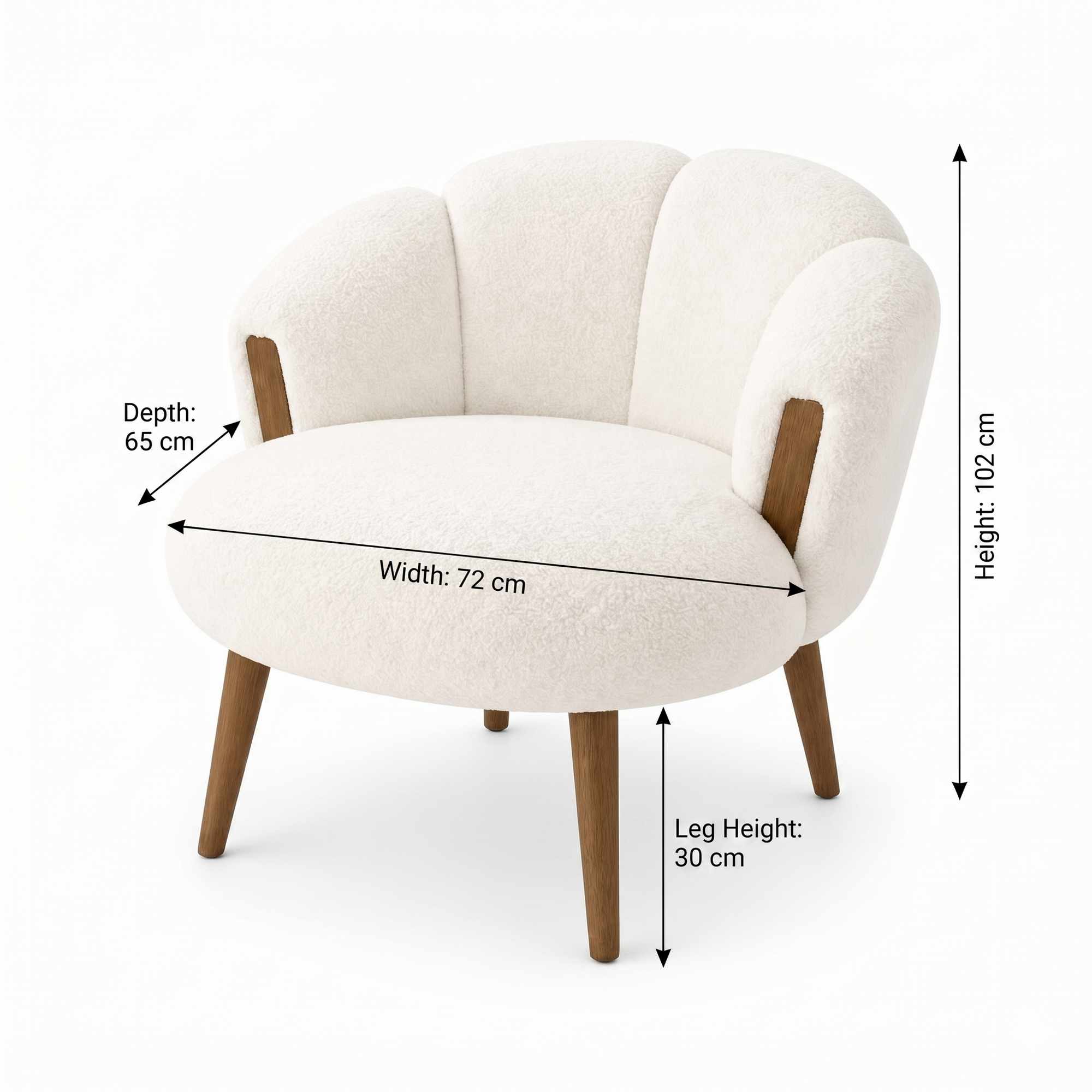 Star - Fauteuil - Blanc