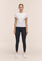 Defined Rib Tee - White