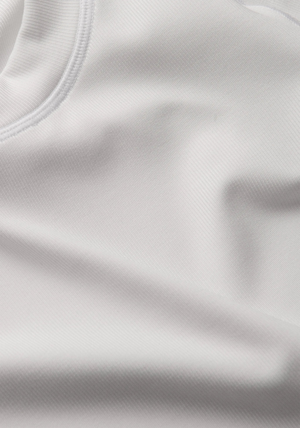 Defined Rib Tee - White