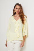 Top - Jaune - Femme
