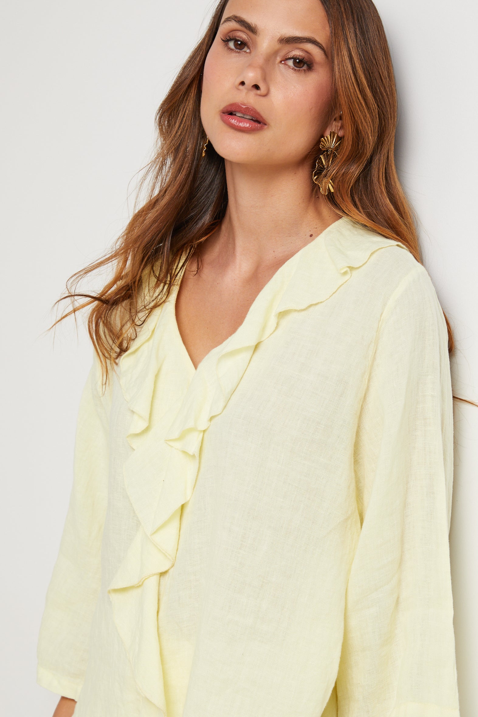 Top - Jaune - Femme