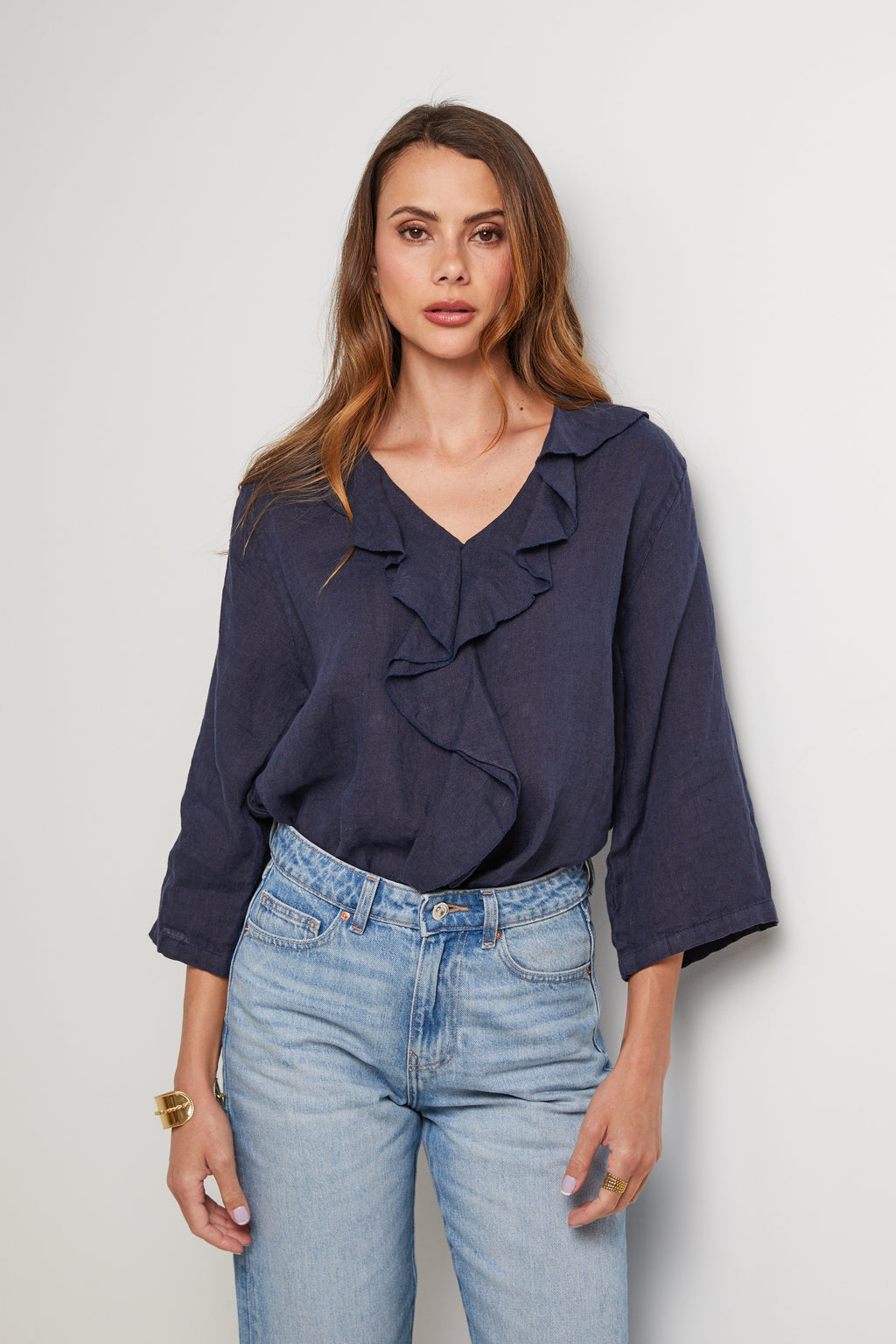 Top - Marine - Femme