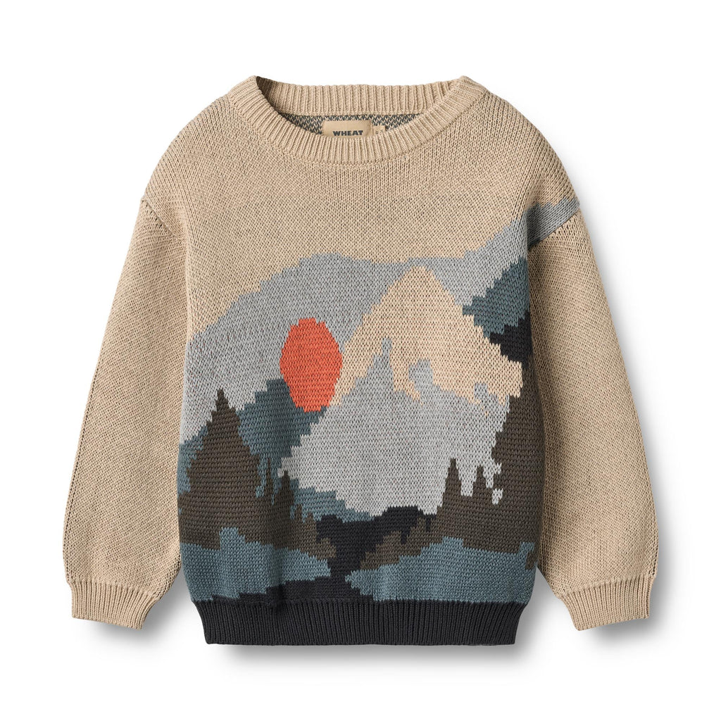Pull Jacquard William - Warm Sand - Enfant