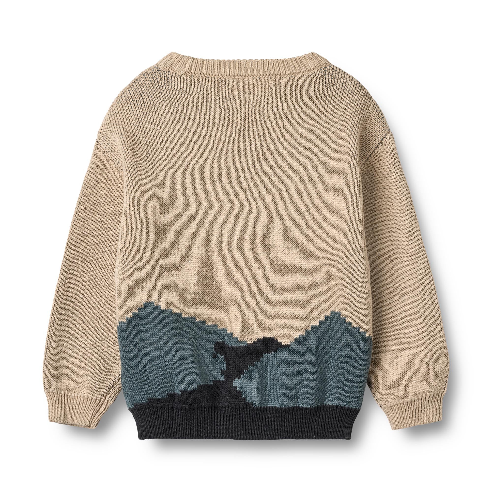 Pull Jacquard William - Warm Sand - Enfant