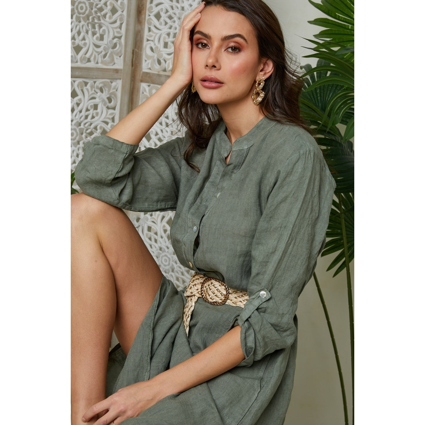 Robe - Kaki - Femme