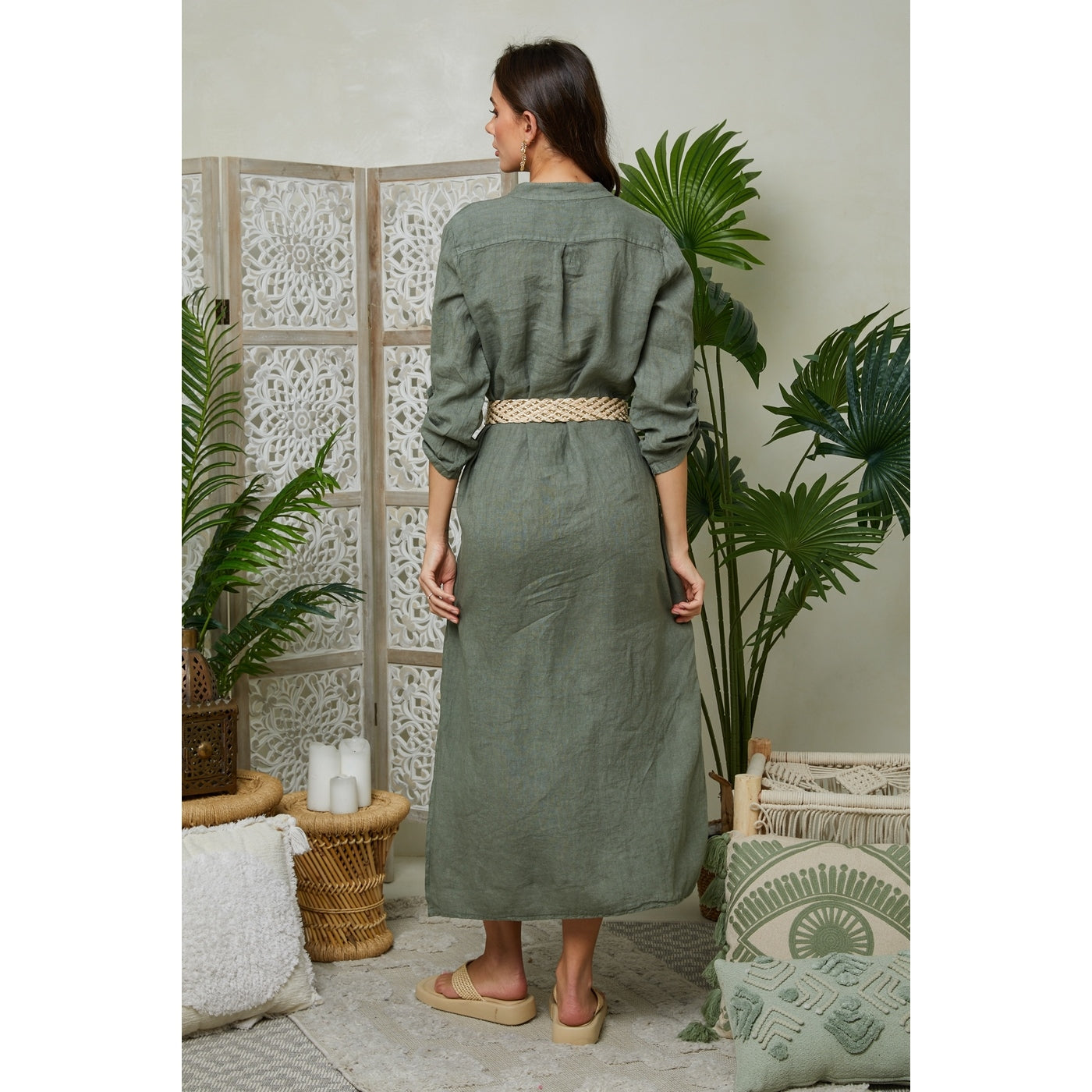 Robe - Kaki - Femme