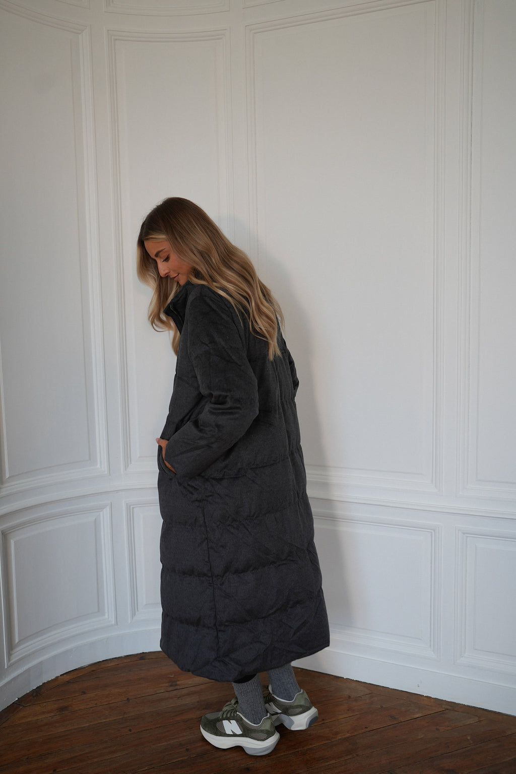Manteau Long Justin - Gris
