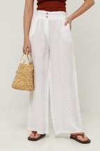 Pantalon - Blanc - Femme