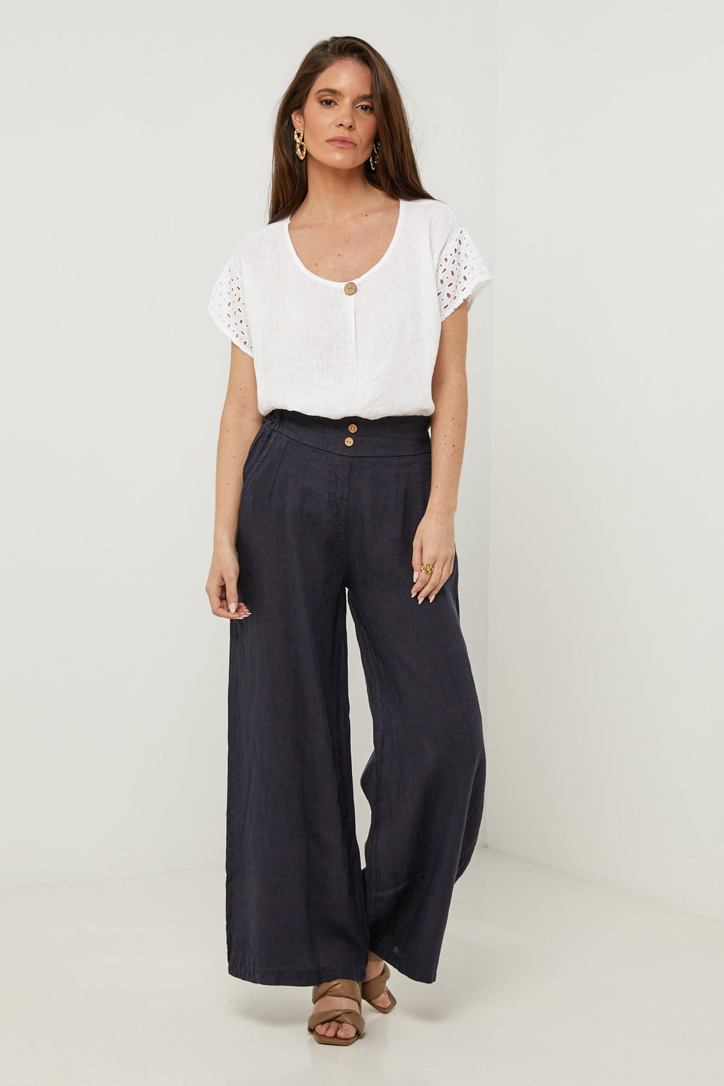 Pantalon - Marine - Femme
