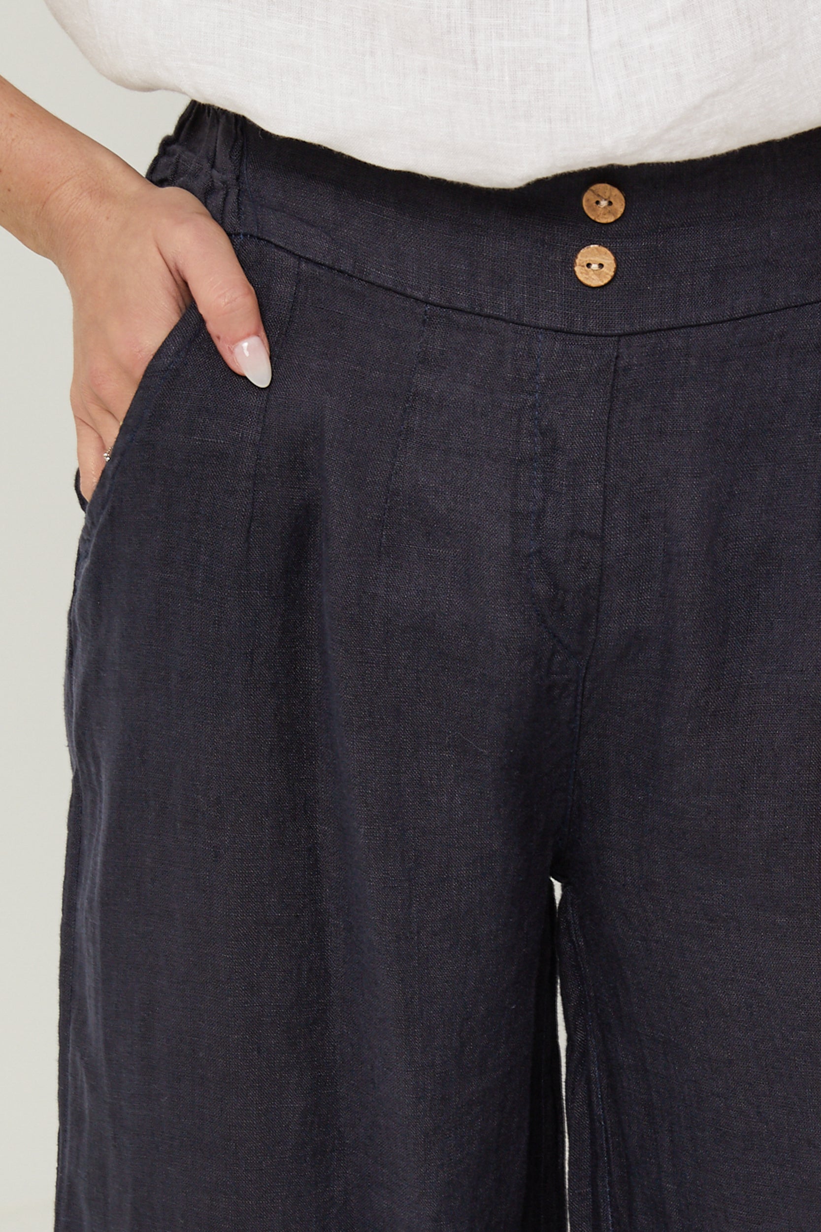 Pantalon - Marine - Femme