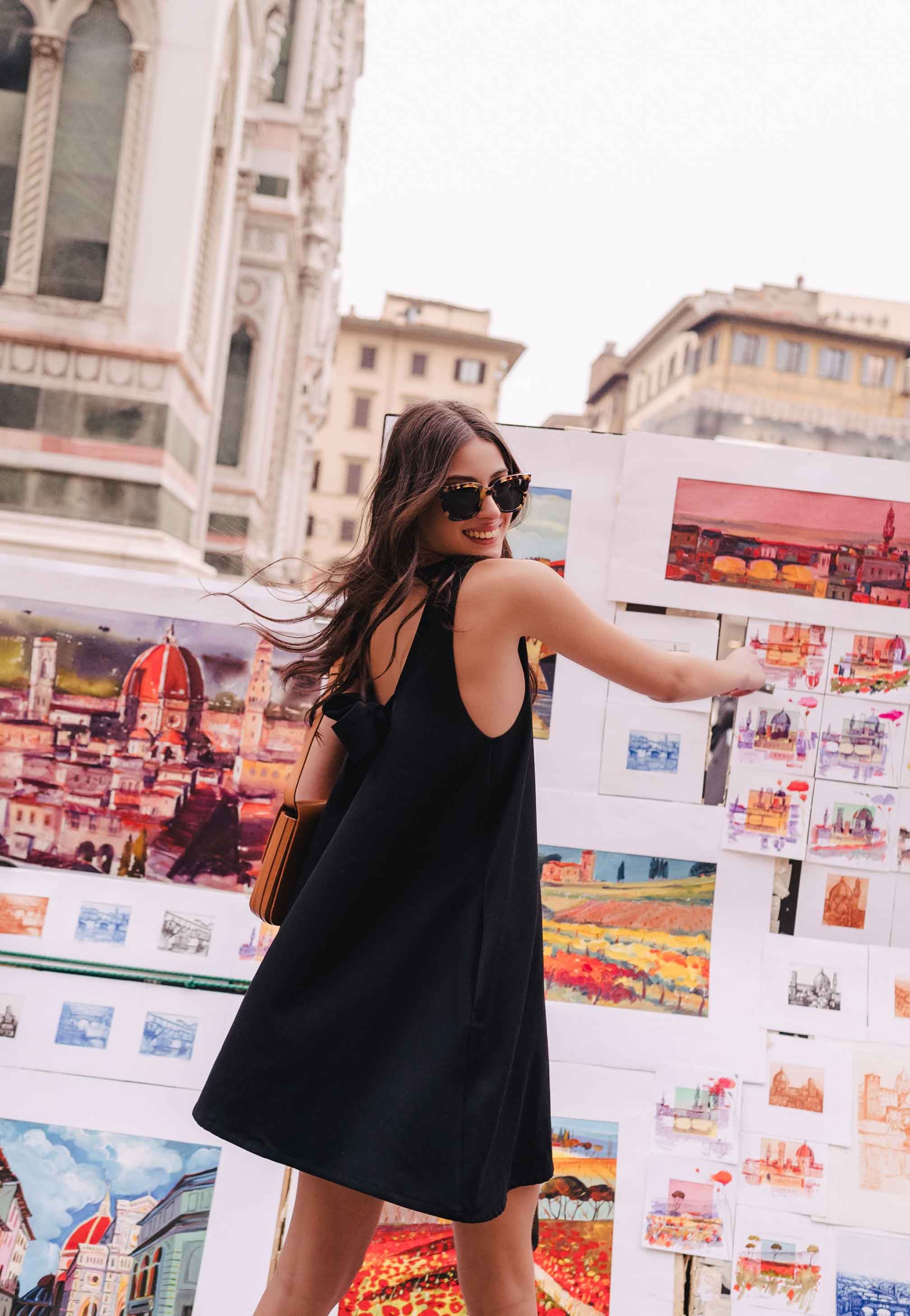Athénaïs Black Dress