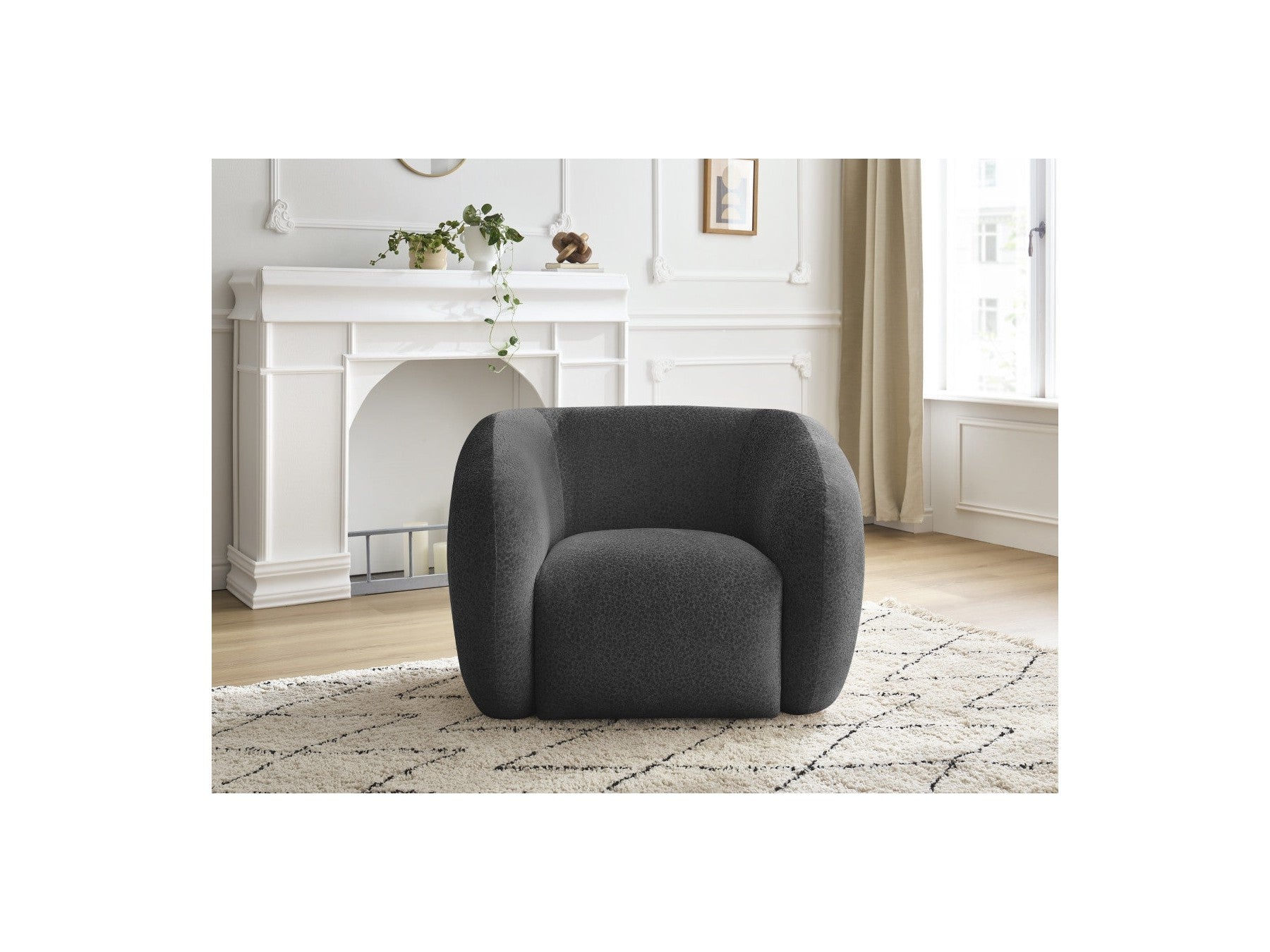Celine - Fauteuil - Tissu Texturé