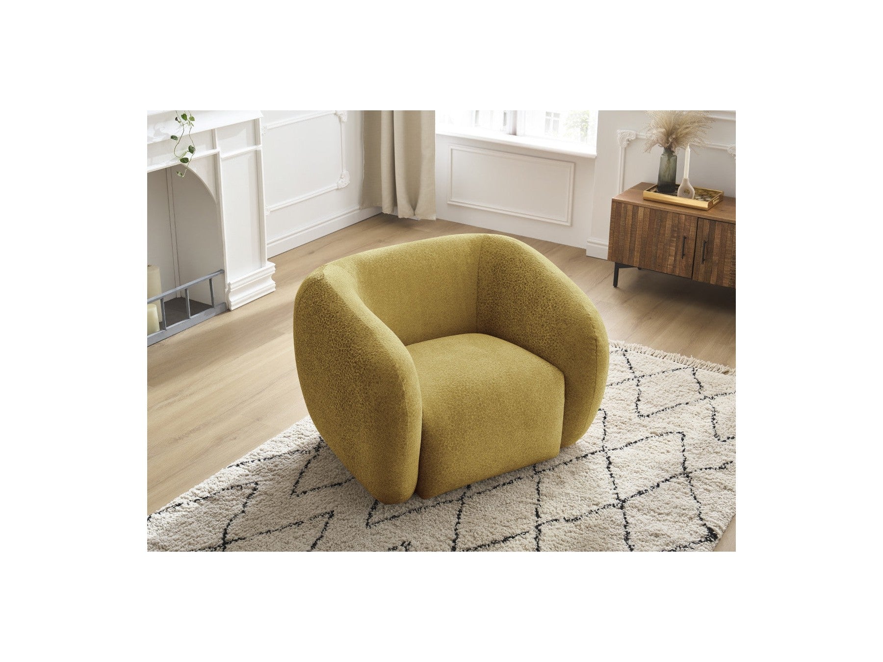 Celine - Fauteuil - Tissu Texturé