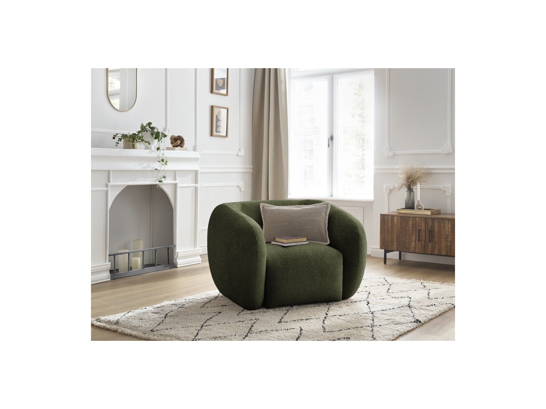 Celine - Fauteuil - Tissu Texturé