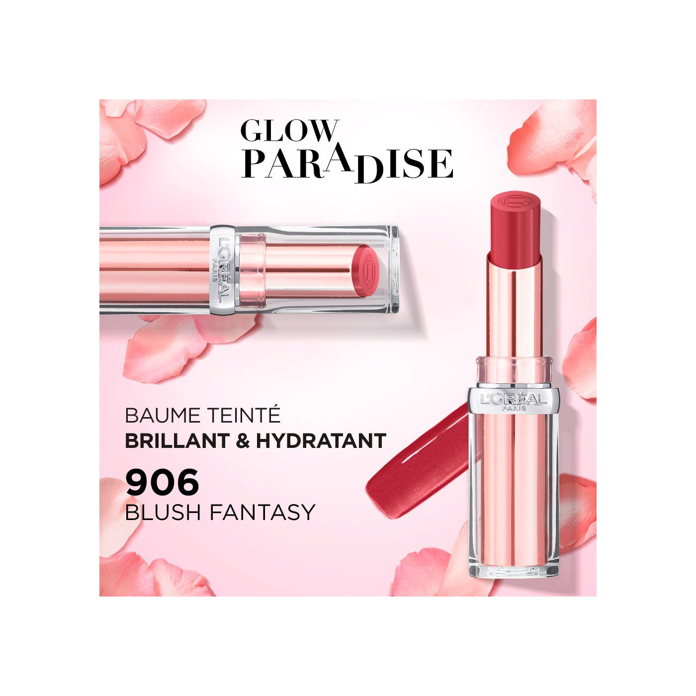 Baume À Lèvres Teinté Glow Paradise 906 Blush Fantasy