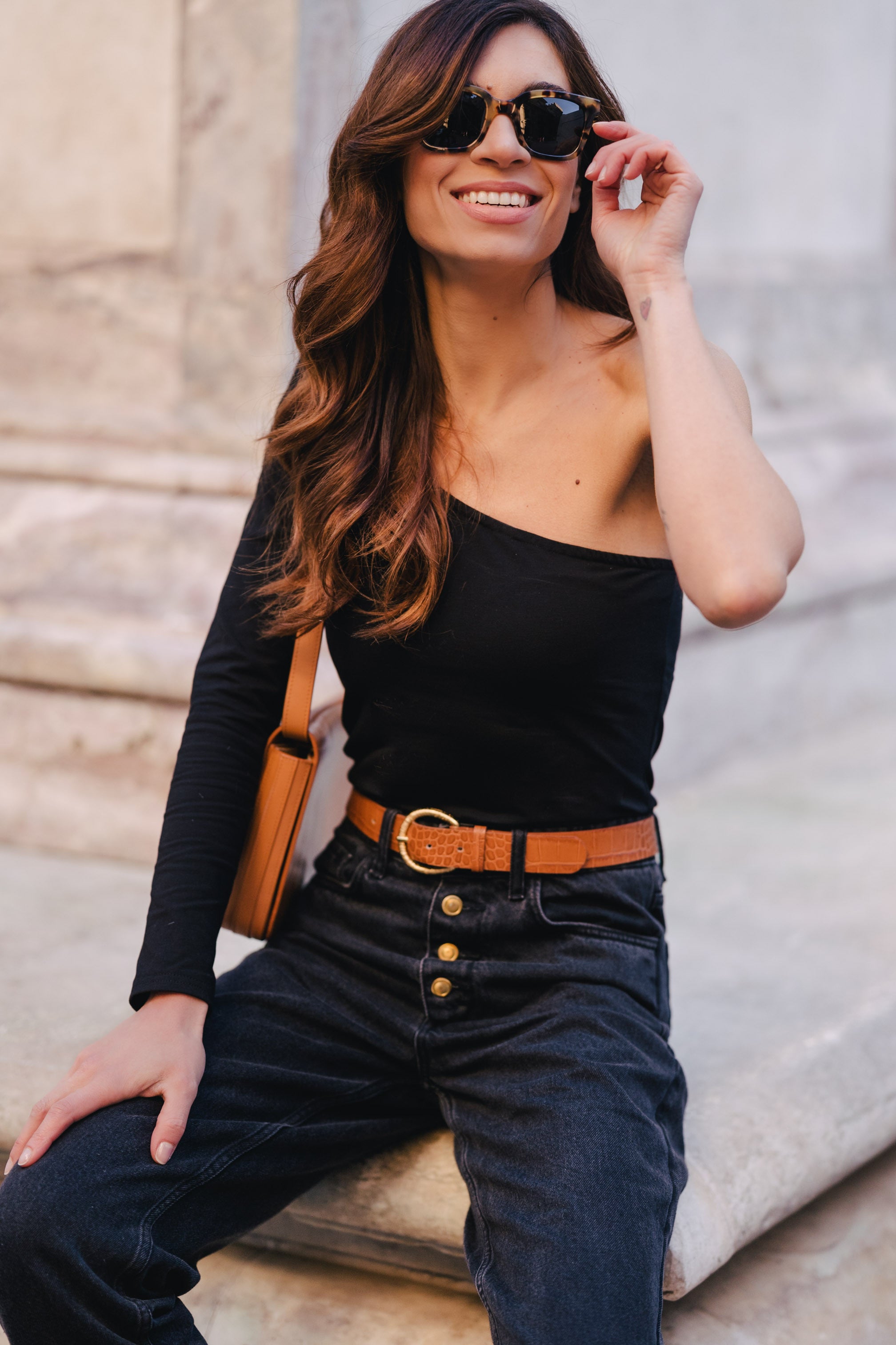 Top Lucy Jersey Negro