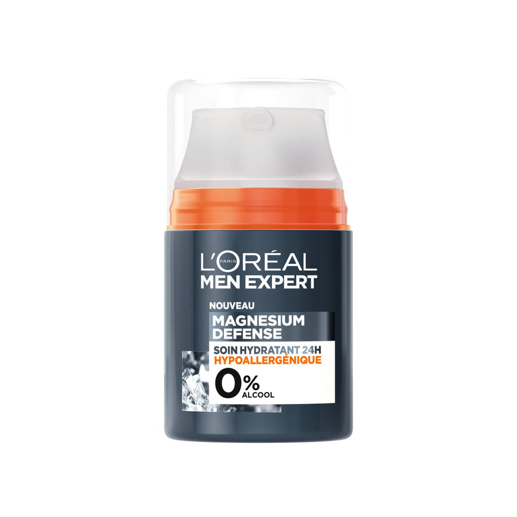Men Expert Magnesium Defense 24H Moisturizing Care Hypoallergenic 0%