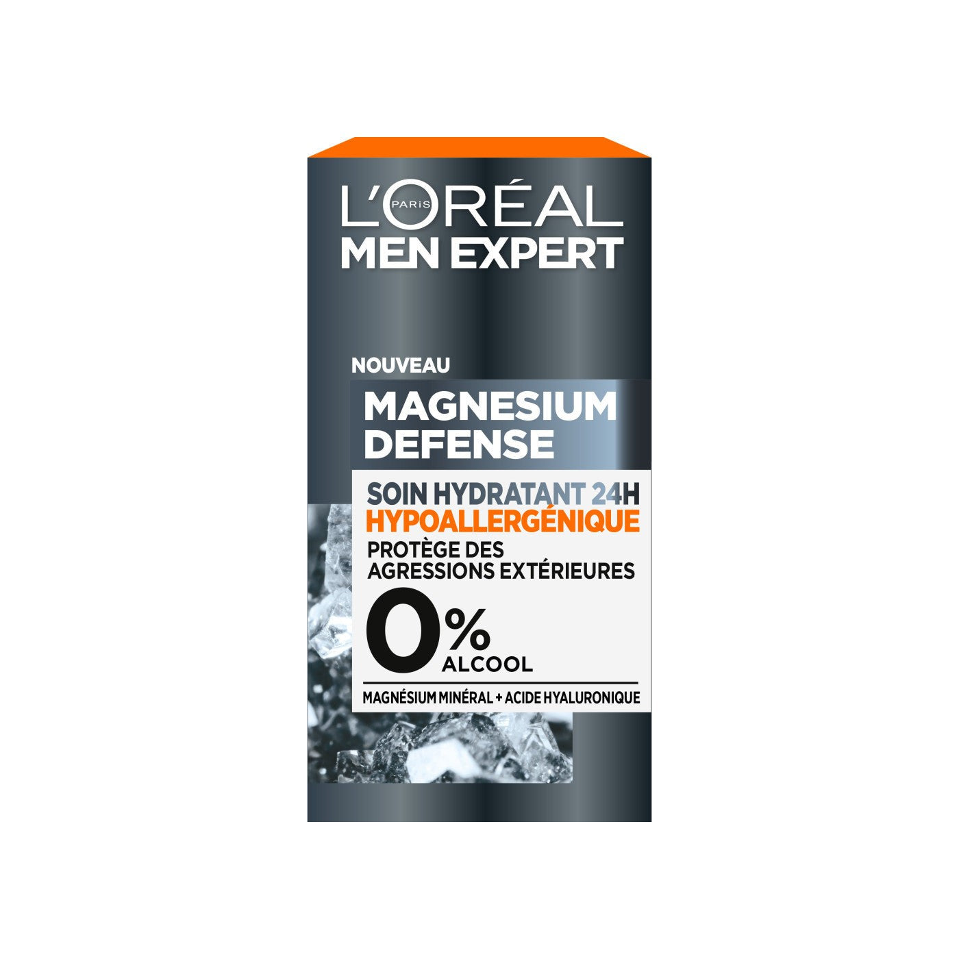 Men Expert Magnesium Defense 24H Moisturizing Care Hypoallergenic 0%