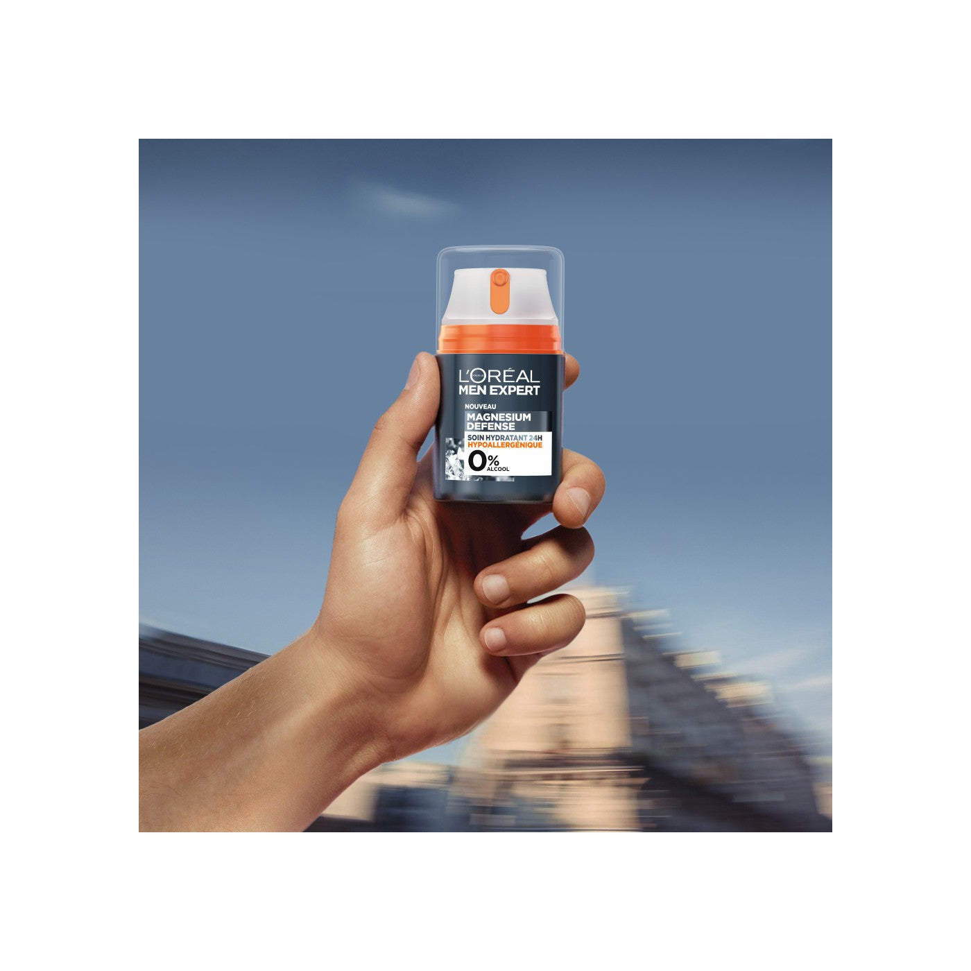 Men Expert Magnesium Defense 24H Moisturizing Care Hypoallergenic 0%