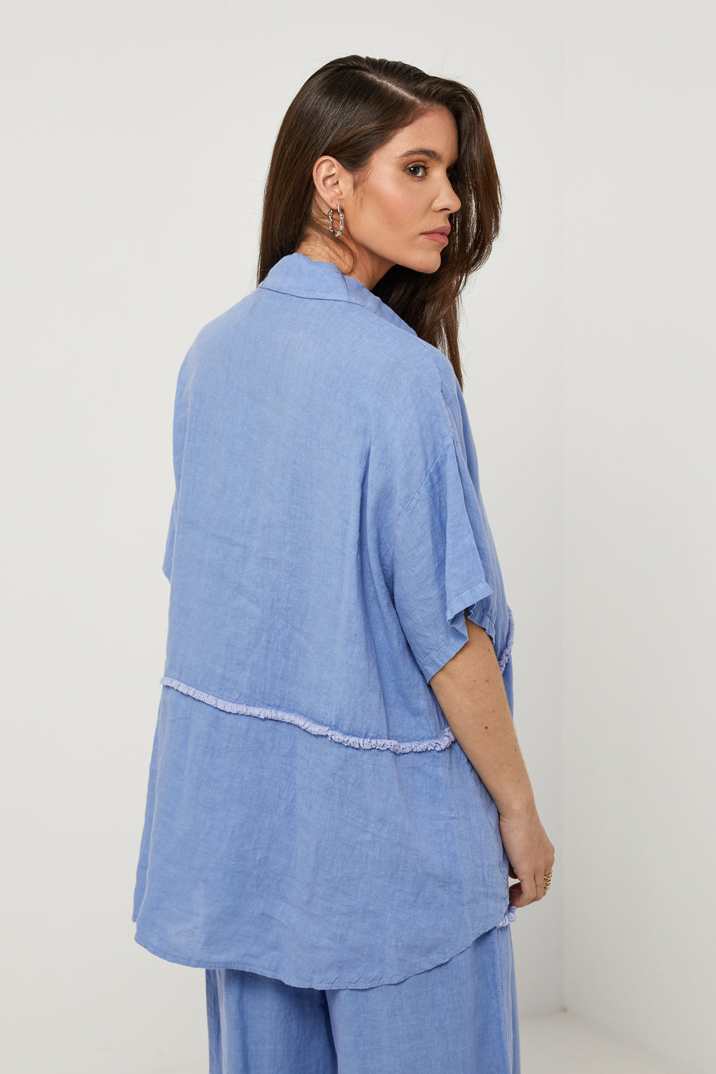 Chemise - Azur - Femme