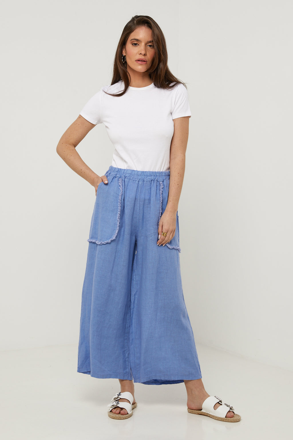 Trousers - Azure - Women