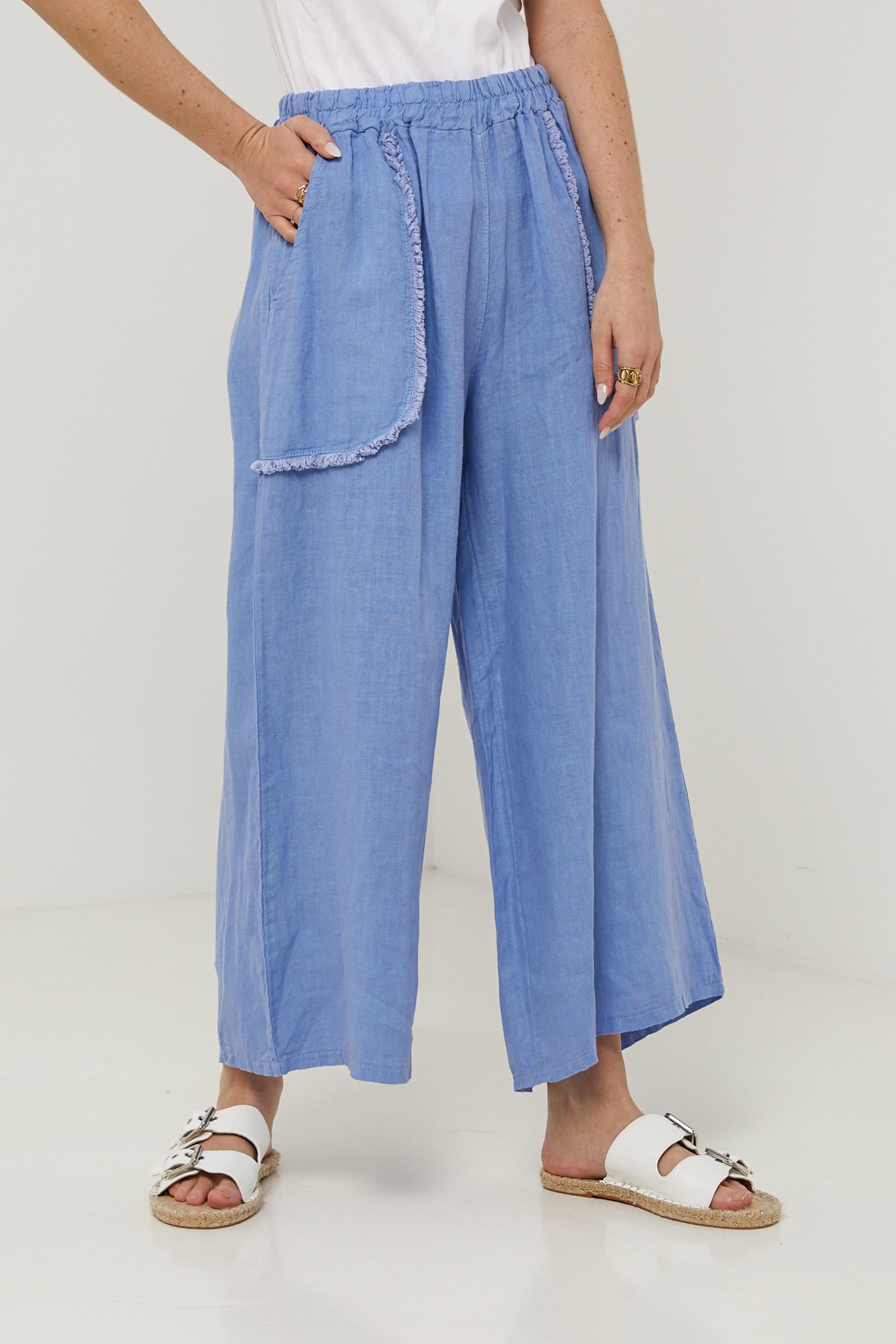 Trousers - Azure - Women