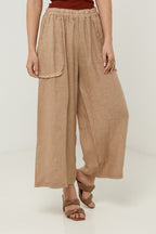 Trousers - Camel - Women
