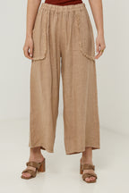 Trousers - Camel - Women